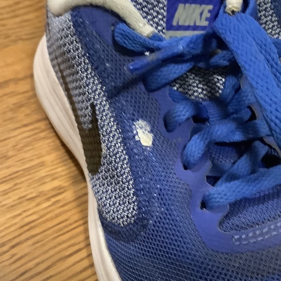 Used Boys Blue and Grey Nike Runners - Picture 2 of 8